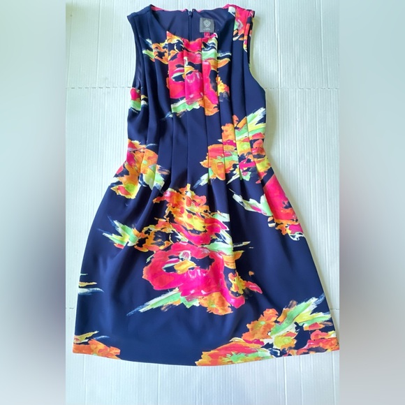 Vince Camuto Floral Dress 8‎ - Picture 1 of 8